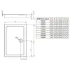 Душовий піддон Radaway Doros D Compact 1100x900x115 Білий (SDRD1190-05)- Фото 3