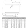 Душовий піддон Radaway Doros Plus D 1000x900x50 Білий (SDRPD1090-01)- Фото 2