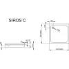 Душовий піддон Radaway Naxos C 900x900x410 Білий (SNC9941-28)- Фото 3