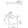 Душовий піддон Radaway Siros A Compact 800x800x170 Білий (SBA8817-2)- Фото 2