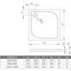 Душевой поддон Radaway Delos C 800x800x45 Белый (SDC0808-01)- Фото 2