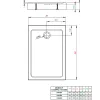 Душевой поддон Radaway Doros F Compact 1200x900x120, антрацит- Фото 4