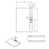 Душовий піддон Radaway Giaros D 1100x800x40, білий- Фото 4