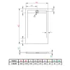 Душевой поддон Radaway Teos F 1100x900x40, белый- Фото 3