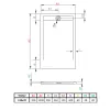 Душевой поддон Radaway Teos F 1200x700x40, белый- Фото 3