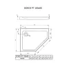 Душевой поддон Radaway Doros PT 1000Rx800x50 (SDRPT1080-01R)- Фото 3