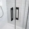 Фронтальна частина душової кабіни Radaway Idea Black KDJ 100L 1000x2005 чорний/прозоре- Фото 3