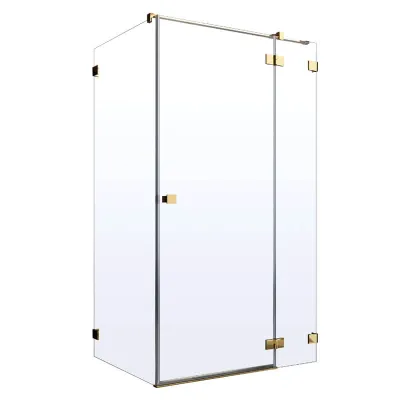 Душова кабіна Radaway Essenza Pro Gold KDJ двері 1000Rx2000, золото/прозоре (10097100-09-01R)