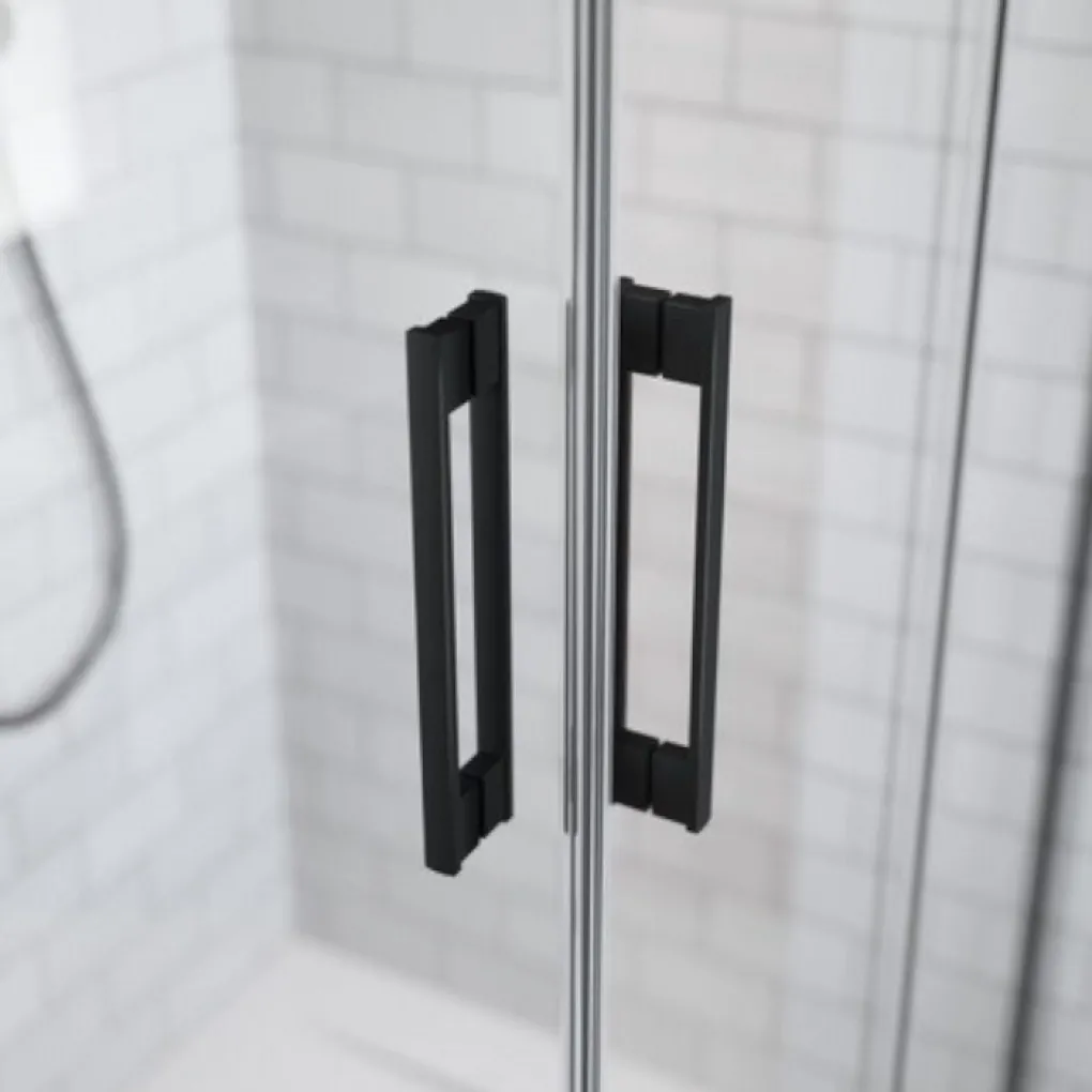Бокові стінки душової кабіни Radaway Idea PDD 900x2005 чорний/прозоре- Фото 3