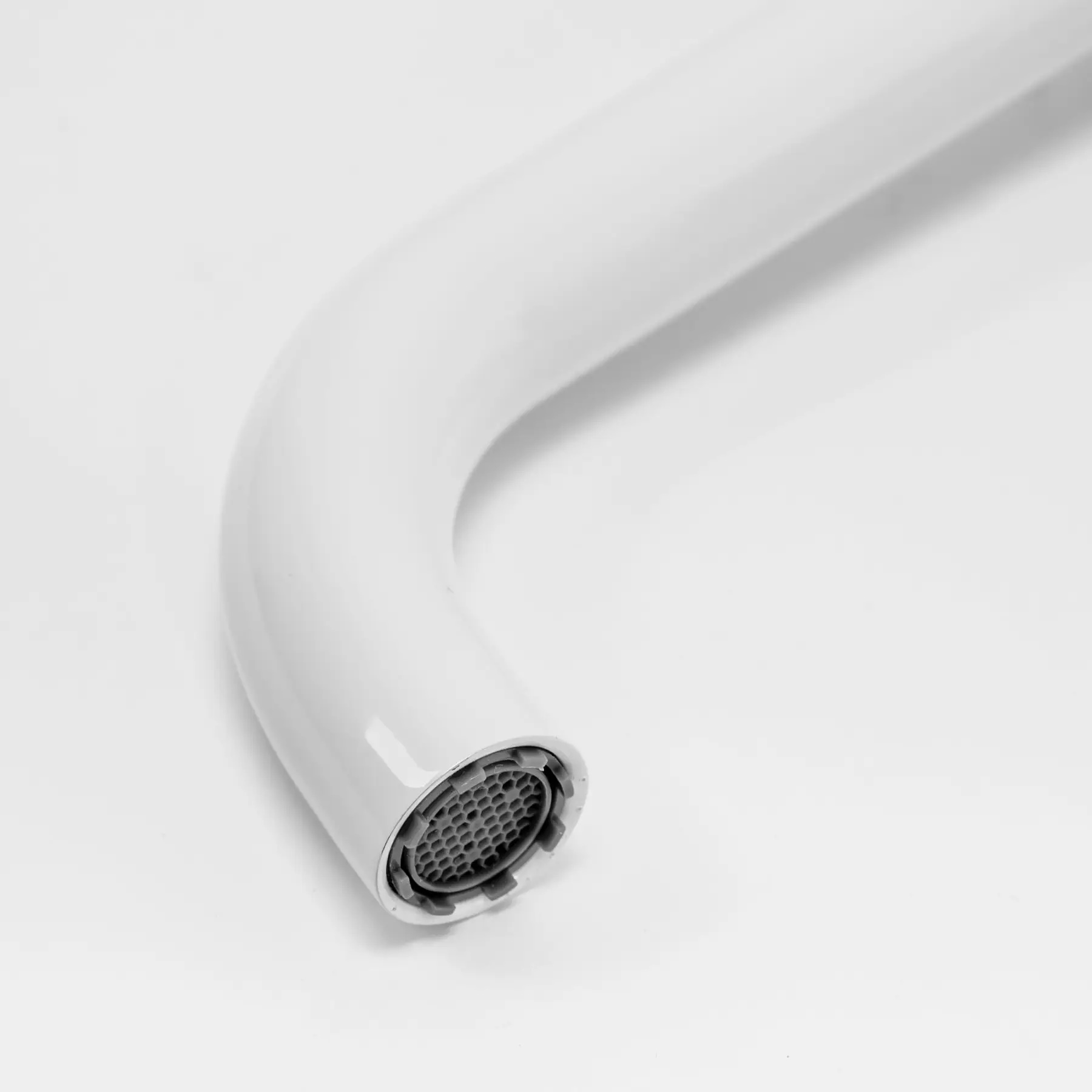 Змішувач для умивальника Rea Lungo Lungo білий високий (REA-B4400) - Фото 4