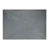 Душовий піддон Rea ROCK 80x120x3,5 прямокутний, сірий- Фото 2