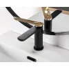 Смеситель для раковины Rea Creek Black Gold REA-B8503- Фото 2