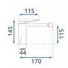 Смеситель для биде Rea Soul Chrome хром (REA-B9991)- Фото 4