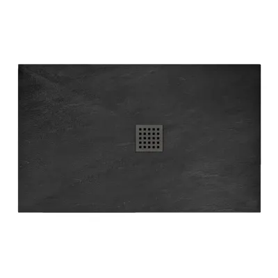 Душевой поддон Rea 80x100х3,5 прямоугольный, черный