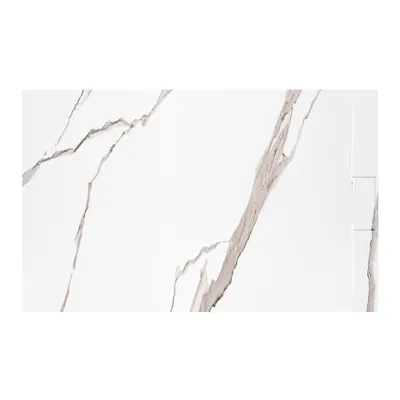 Душовий піддон Rea Bazalt Carrara 80x100, білий (REA-K7000)