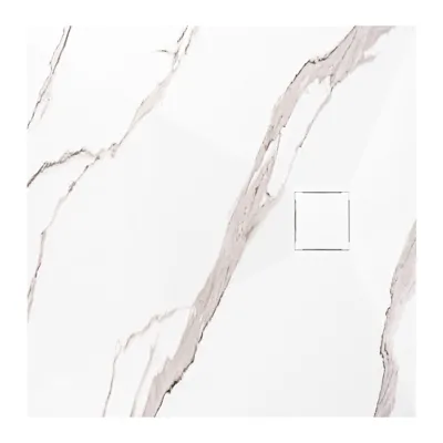 Душевой поддон Rea Magnum Carrara 90x90, белый (REA-K7005)