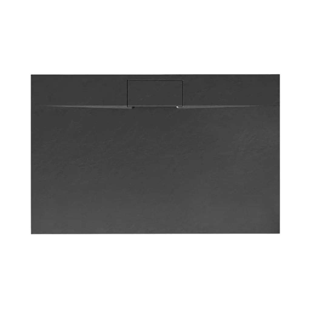 Душовий піддон Rea BAZALT 90x120х2,5 прямокутний, чорний- Фото 1