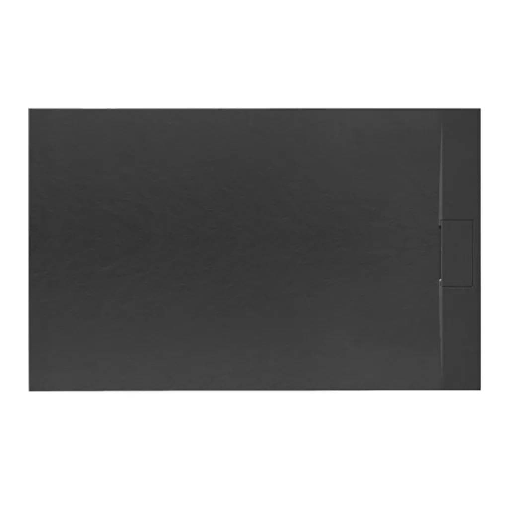 Душевой поддон Rea Bazalt 80x100, черный (REA-K3304)- Фото 1