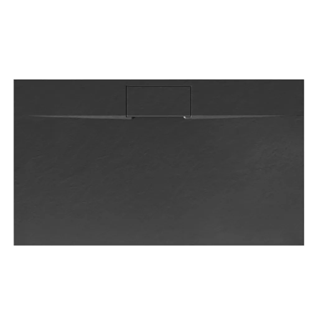 Душевой поддон Rea Bazalt Long 80x120, черный (REA-K3324)- Фото 1