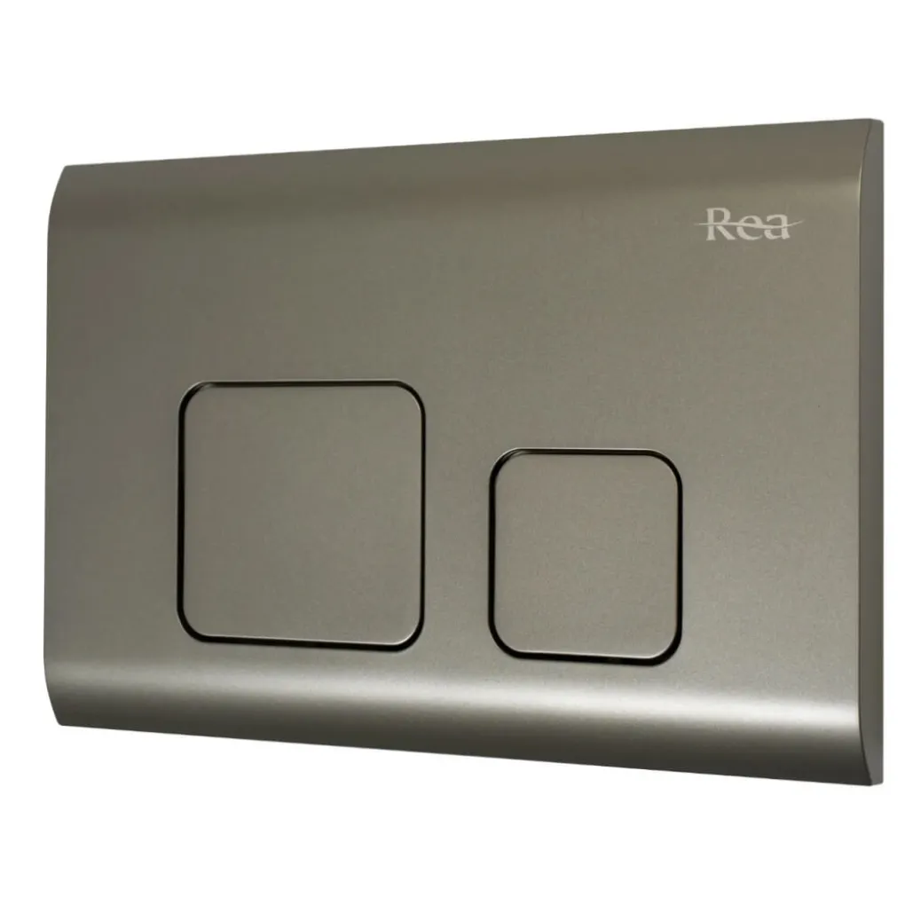 Кнопка для инсталляции Rea F WC никель (REA-E5699)- Фото 1