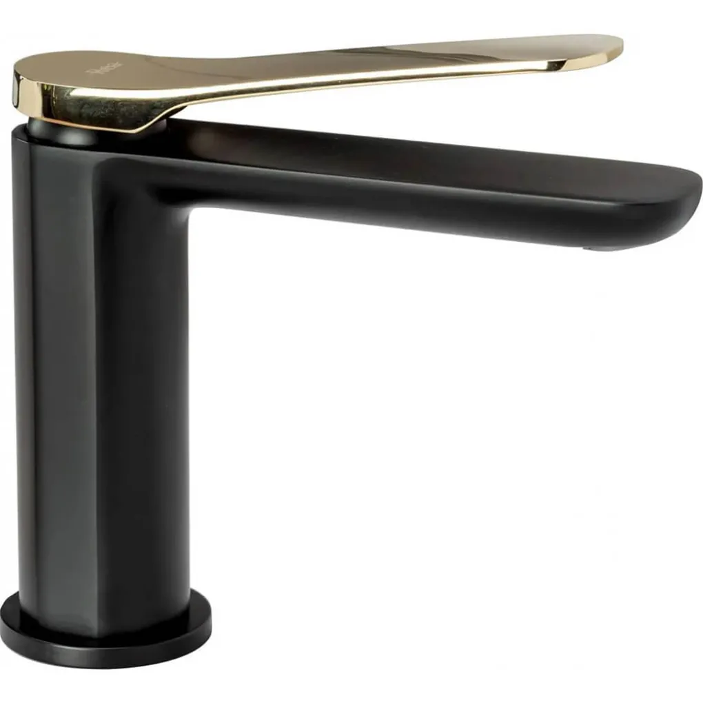 Смеситель для раковины Rea Creek Black Gold REA-B8503- Фото 1