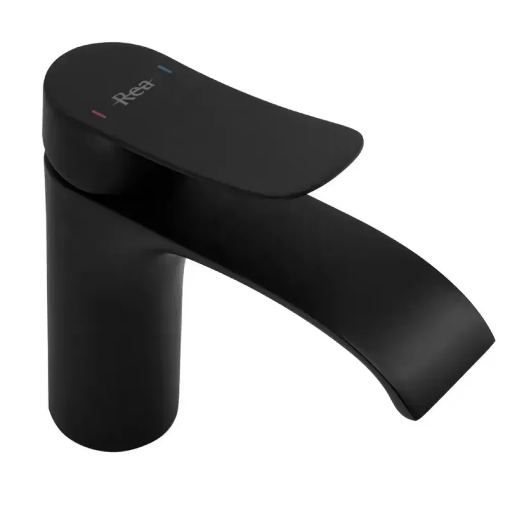 Смеситель для умывальника Rea Dart Black черный (REA-B0672)- Фото 3