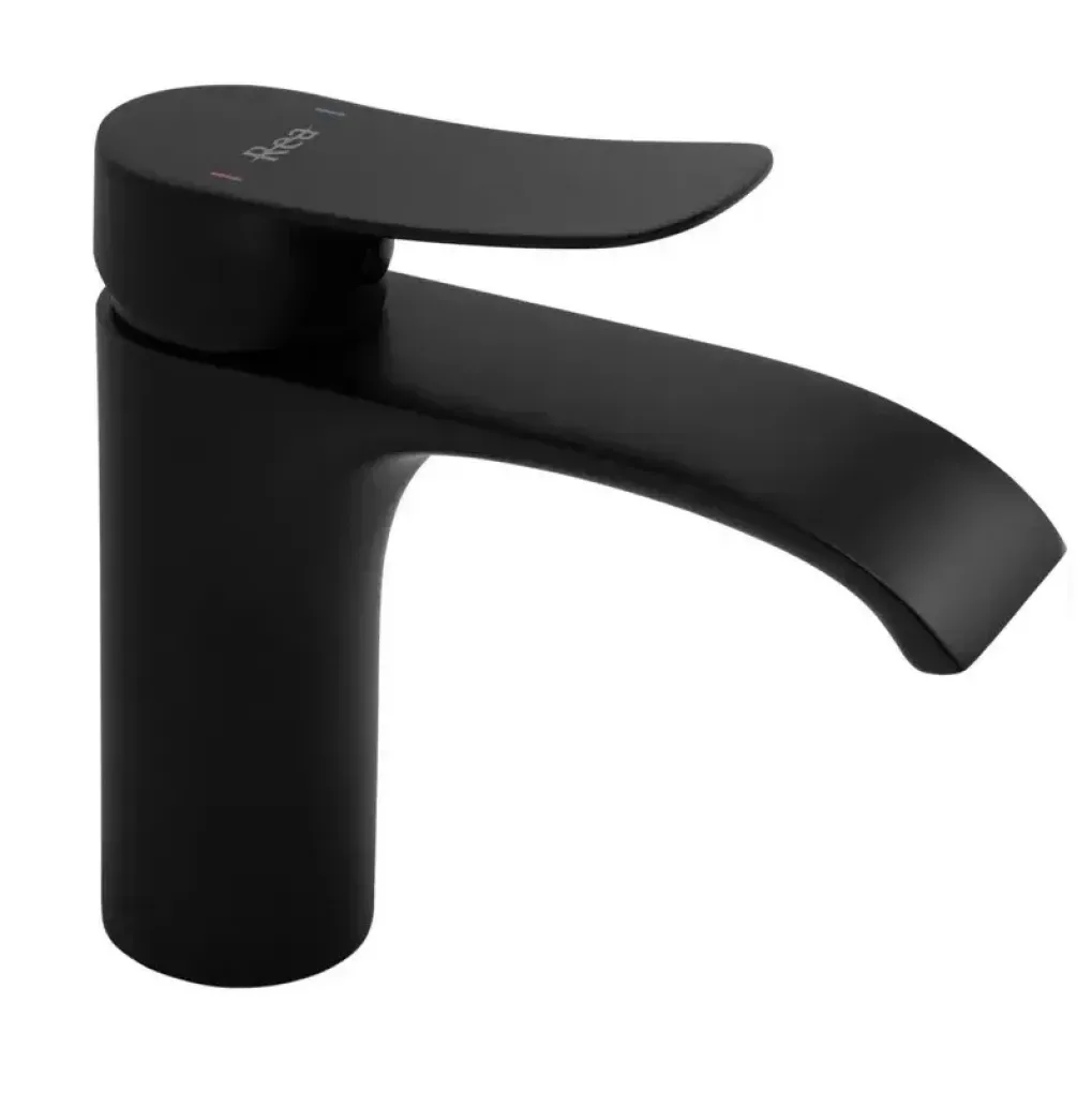 Смеситель для умывальника Rea Dart Black черный (REA-B0672)- Фото 1