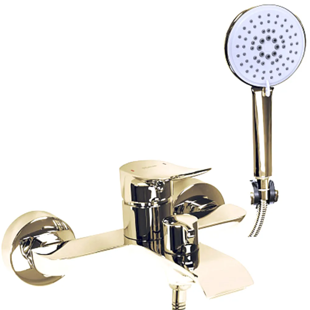 Змішувач для ванни Rea Dart золотий (REA-B5652)- Фото 1