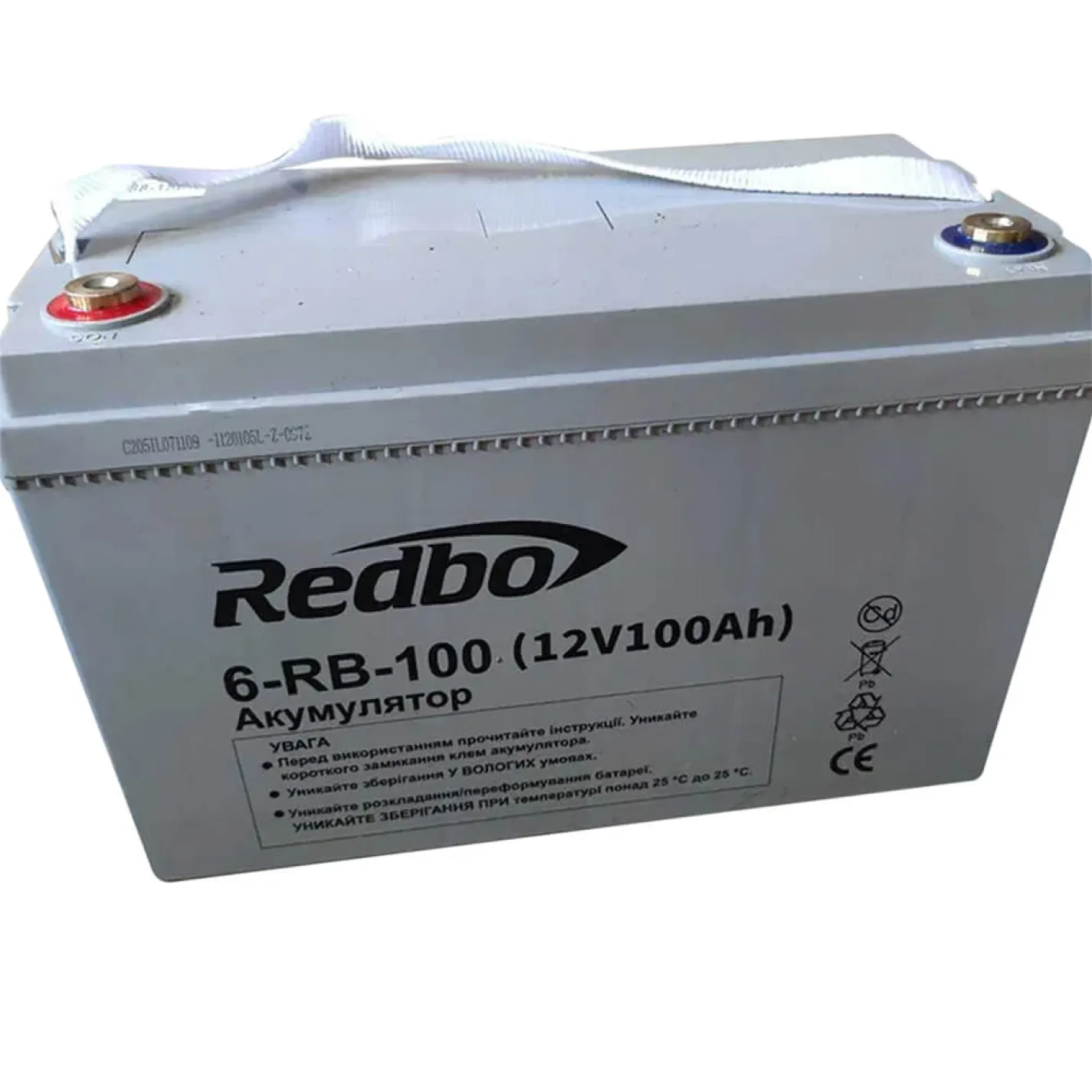 Акумулятор Redbo 6-RB-100 12V 100Ah - Фото 1