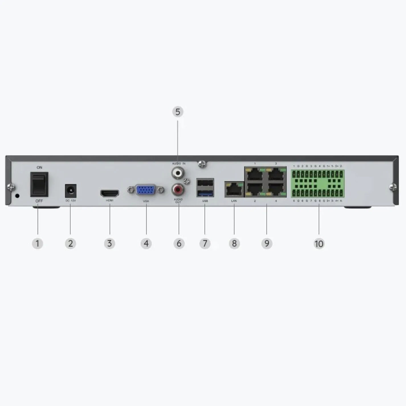 IP-відеореєстратор 36-канальний Reolink RLN36 16Mp - Фото 2