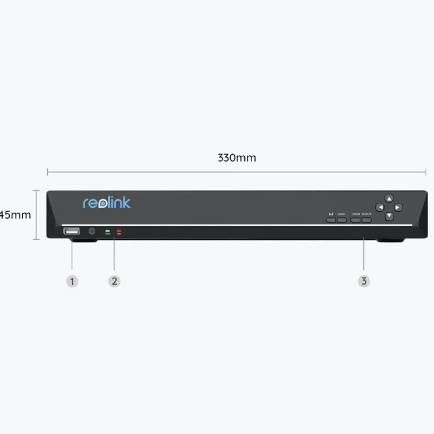 IP-відеореєстратор 36-канальний Reolink RLN36 16Mp - Фото 3
