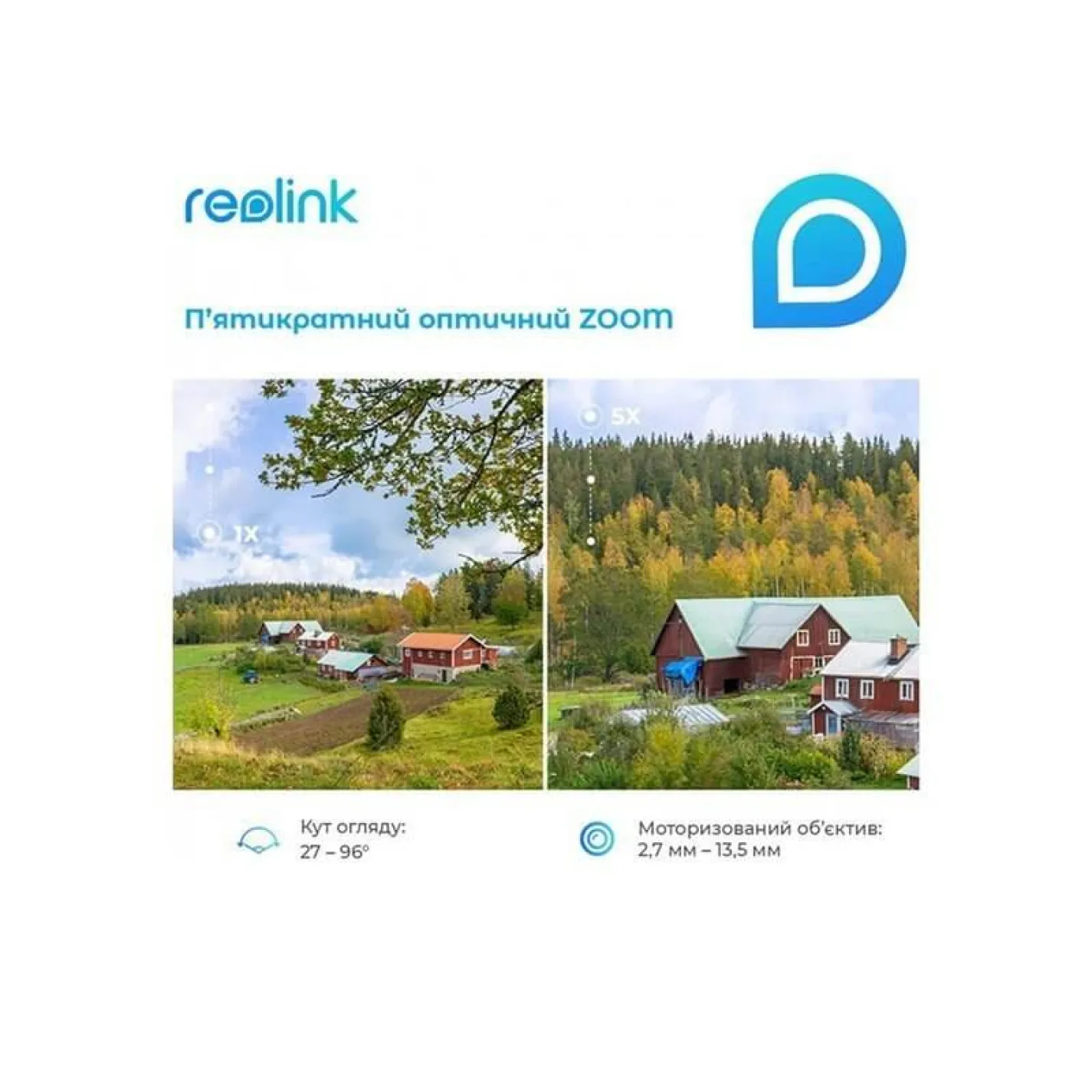 Камера видеонаблюдения Reolink RLC-523WA - Фото 3