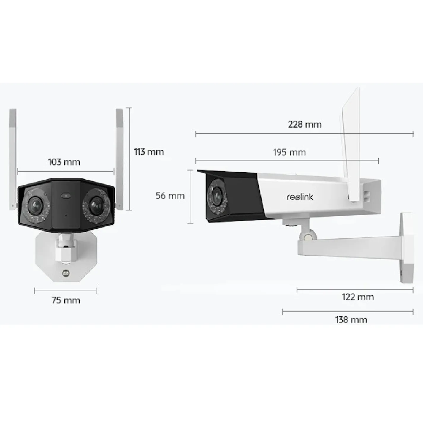 Wi-FI камера Reolink Duo 2 WiFi 8Mp (3.2 мм) - Фото 2
