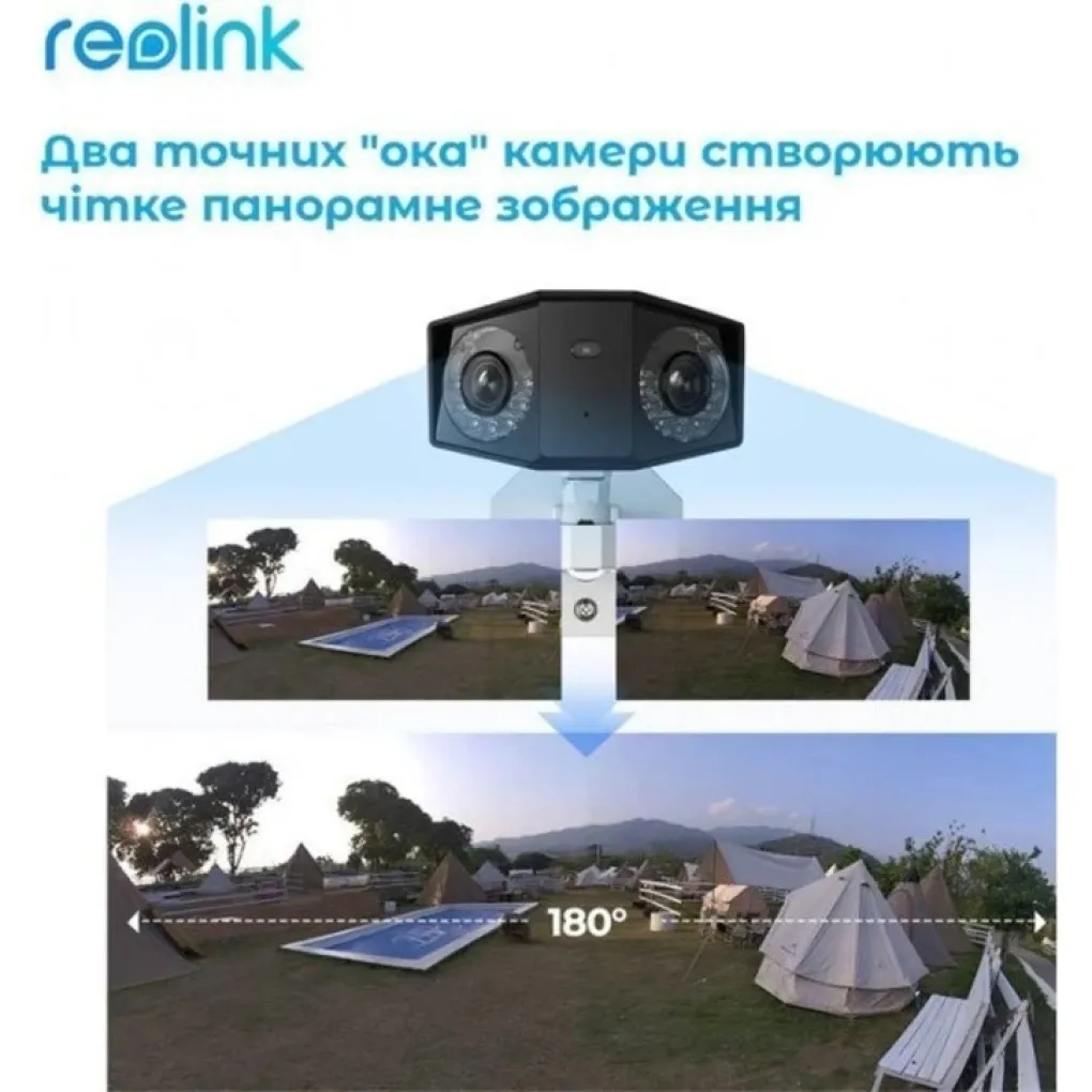 Камера відеоспостереження Reolink Duo Series P730 (Duo 2 PoE) 8Mp (3.2 мм)- Фото 2