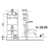 Инсталляция Roca Active Frame для унитаза с кнопкой (A89P11001B)- Фото 2