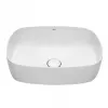Раковина накладна Roca Inspira Soft 500x370 прямокутна білий з декоративною кришкою- Фото 1