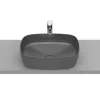 Раковина накладная Roca Inspira Soft 500x370 прямоугольная черный с декоративной крышкой- Фото 2