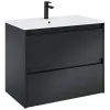 Шафа з раковиною Roca Alpine Unik 800 Black matt A852014532- Фото 1
