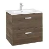 Тумба підвісна Roca Victoria Basic 60.5 см із умивальником кедр (A855854423)- Фото 1