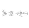 Унитаз подвесной Roca Tura Rimless без сиденья (A346697000)- Фото 4