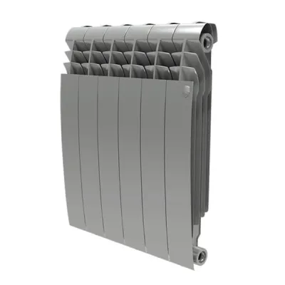 Радиатор Royal Thermo BiLiner 500/87 Silver Satin 8 секций (НС-1175306)