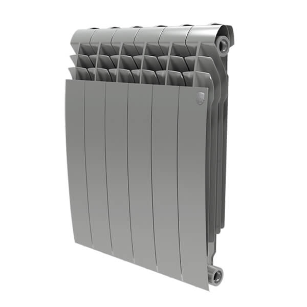 Радиатор Royal Thermo BiLiner 500/87 Silver Satin 6 секций (НС-1175305)- Фото 1