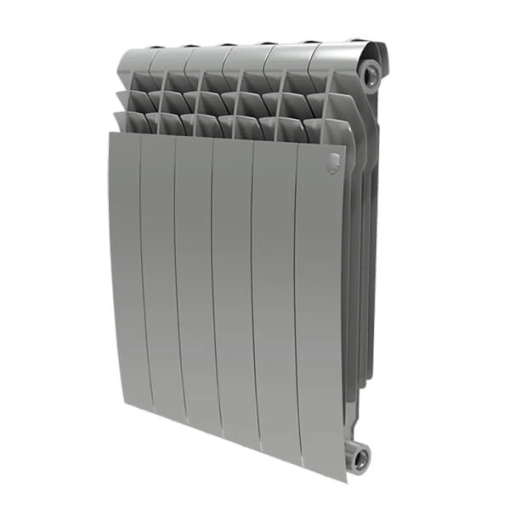 Радиатор Royal Thermo BiLiner 500/87 Silver Satin 12 секций (НС-1175301)- Фото 2