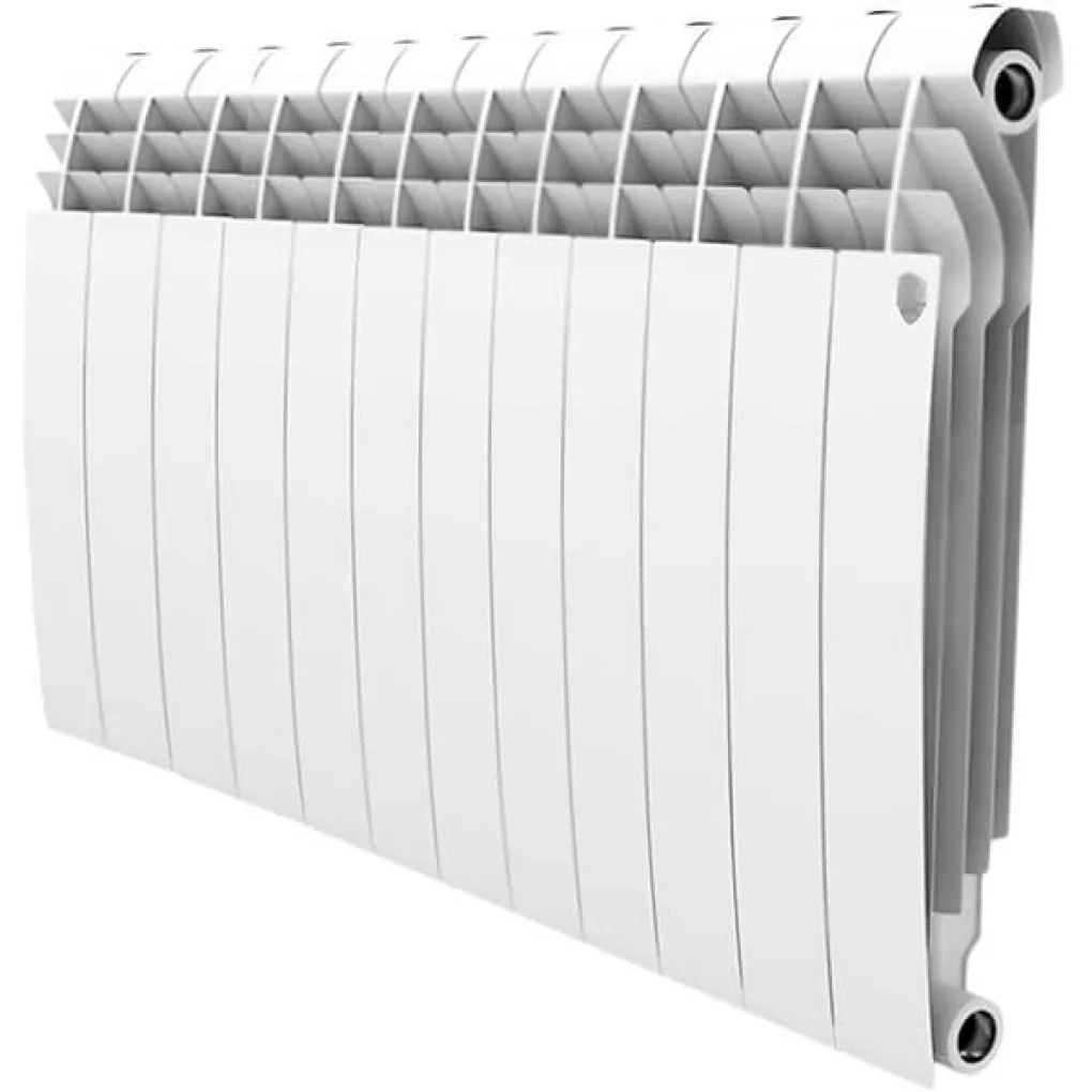 Биметаллический радиатор Royal Thermo BiLiner 500/87 Bianco Traffico 12 секций (НС-1175491)- Фото 1