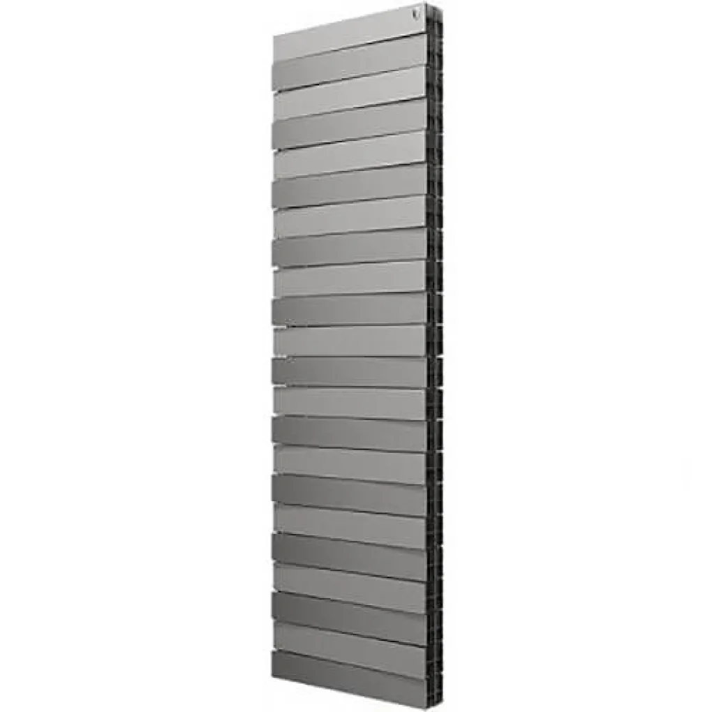 Радіатор Royal Thermo Piano Forte Tower 1670/100 Silver Satin 22 секції (НС-1161681)- Фото 1