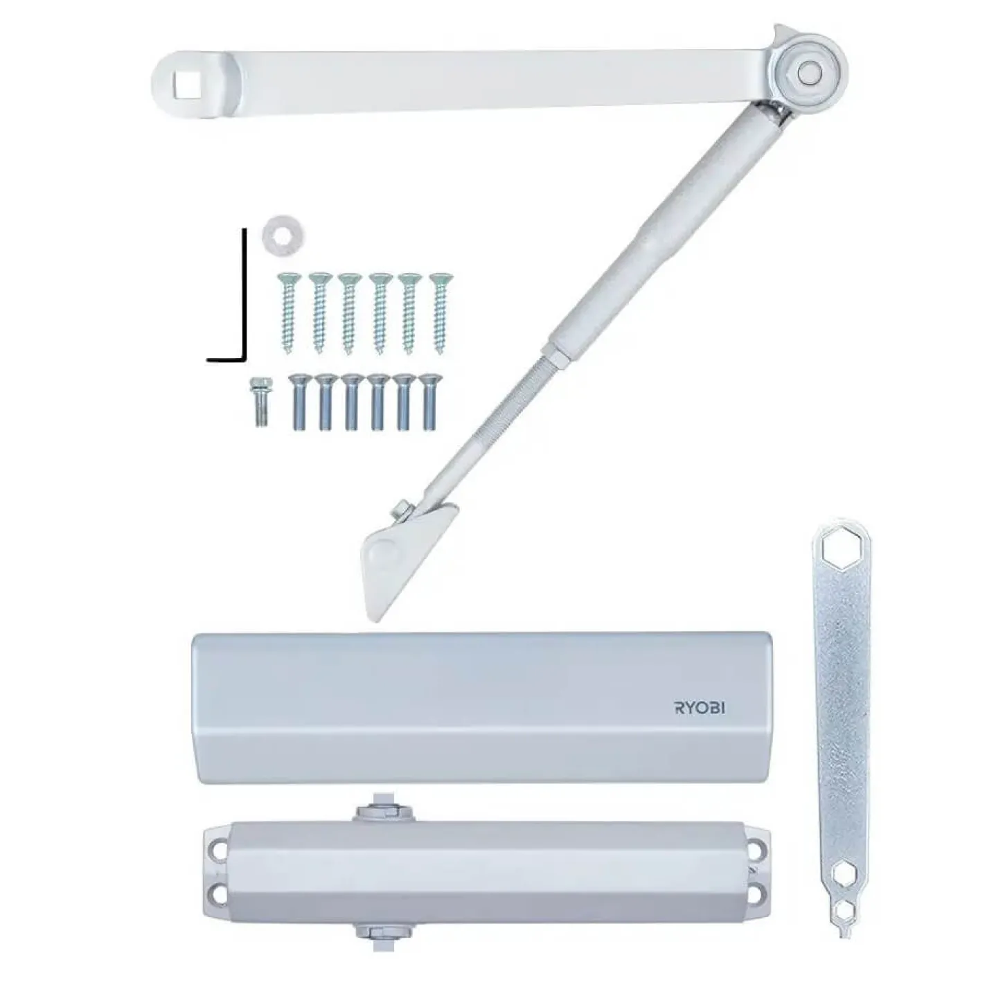 Доводчик дверной Ryobi 2000 DS-2055V 1250 мм Silver - Фото 3