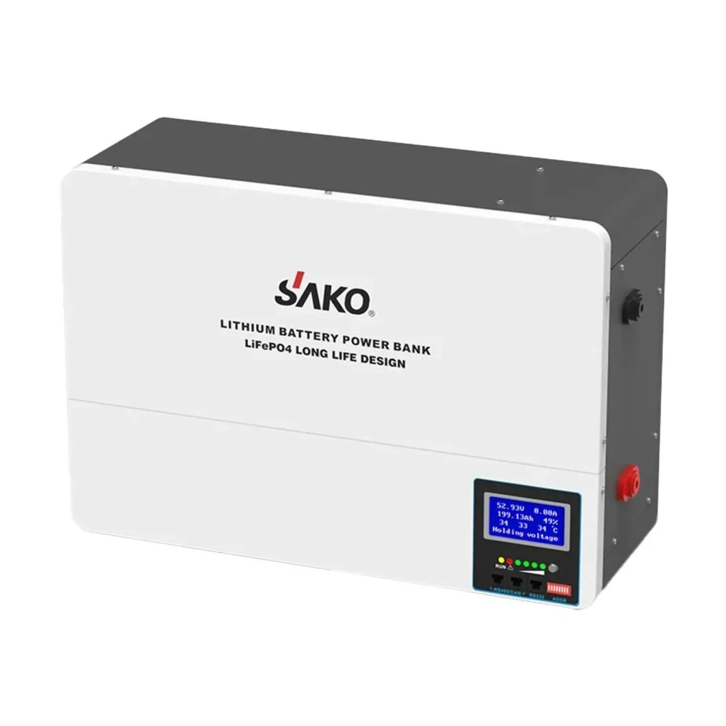 Комплект резервного живлення Sako: гібридний інвертор 11kW SUNPOLO-11K 48V+150A MPPT S2 та 2 акумуляторні батареї 51.2В 5120Втг Li-Wall series LiFePo4 (42-00168-42-00156) - Фото 2