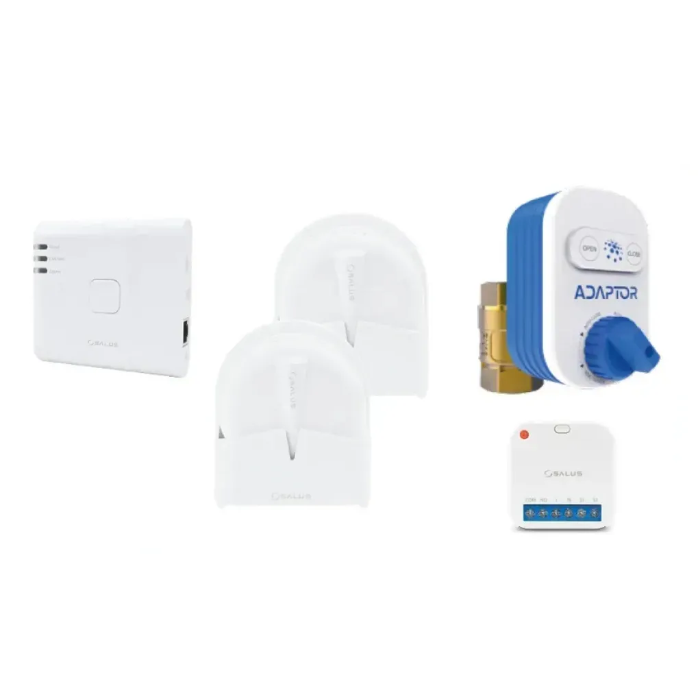 Комплект защиты от протечки на 2 точки Salus SKIT-2 ZigBee (615302613)- Фото 1