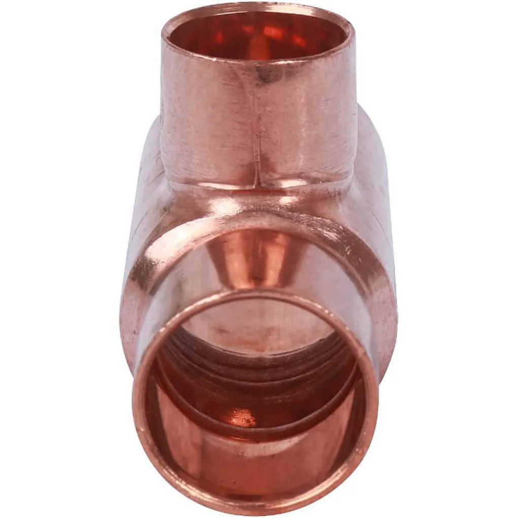 Редукционный тройник медный Sanha 88.9х35х88.9 (95130r)- Фото 2
