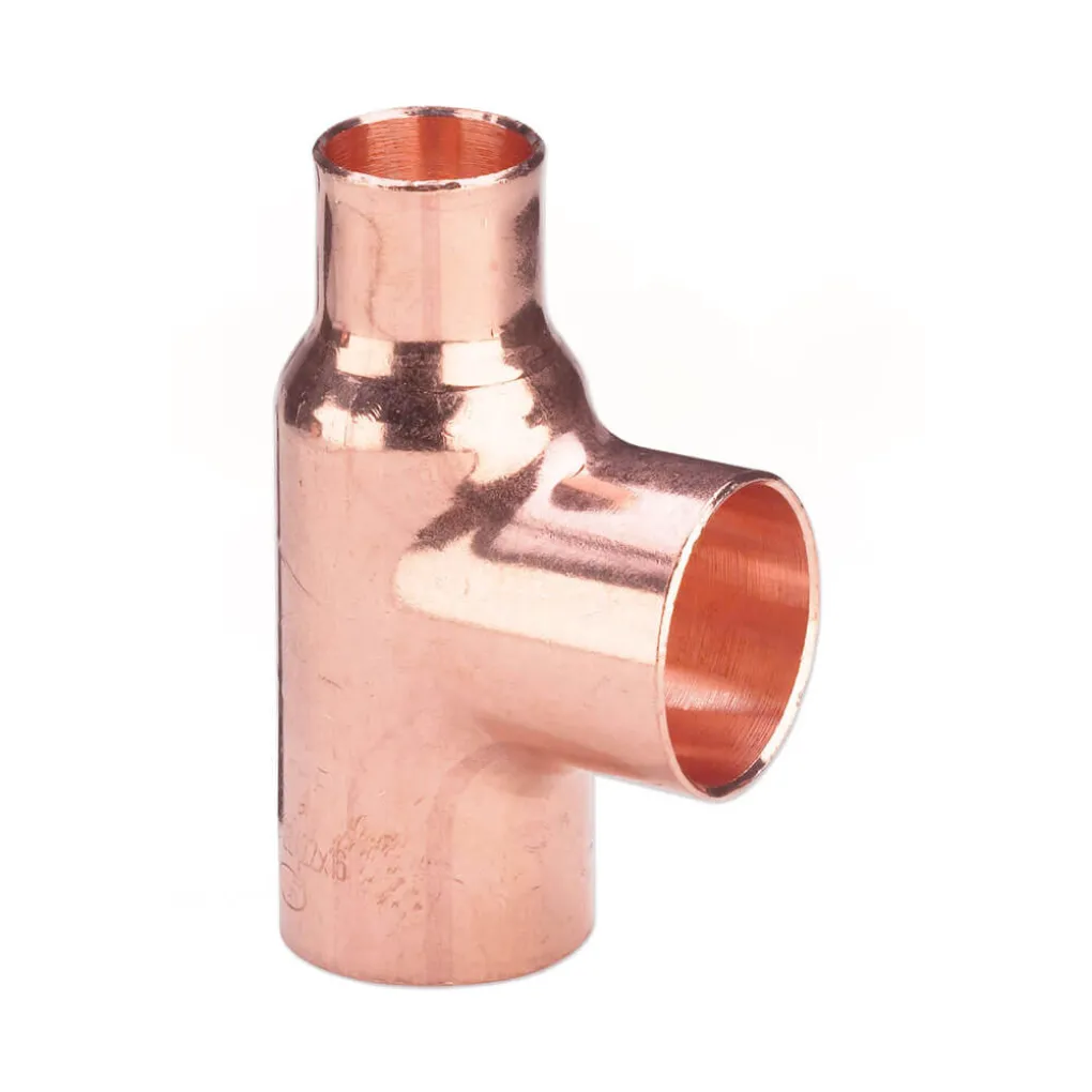 Редукционный тройник медный Sanha 88.9х35х88.9 (95130r)- Фото 1